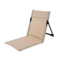 Get-Fit Portable Lazy Beach Chair Extendable Folding Lawn Chair Aluminum Alloy Support Pole Outdoor Camping Dining Hiking Park
