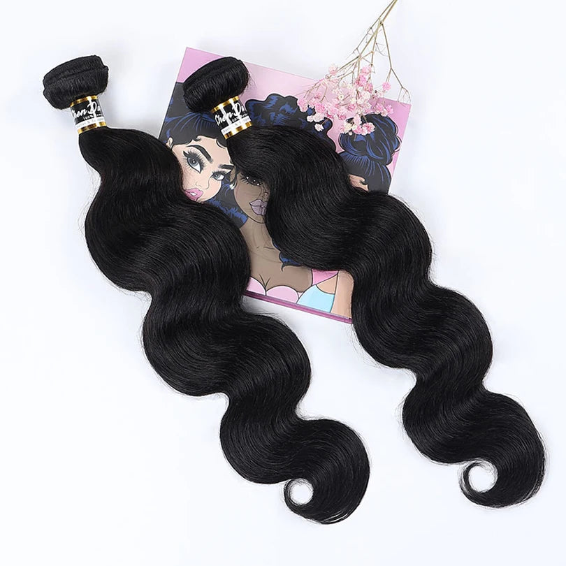 100% Remy Hair Raw Human Hair Bundles Human Hair Extensions Wholesale Bulk Cheap Body Wave Raw Cambodian Bundles for Black Women