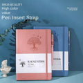 Customized Cross-border A3 Leather Hardcover Thermal Binding YUNCHUN QH1087 80 Sheets Strap Organizer/Planner Offset Printing