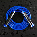 Heavy Steel Fitness Jump Rope for Kids New Design Rubber Handle Cordless Speed Training Gym Exercise Customized Color