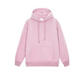 2024 Add Fleece Hoodie  Couples to Thicken Europe and America Solid Color Hoodie Set