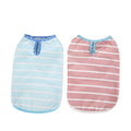 Spring and Summer Polka Striped Printing Dog Vest Clothes
