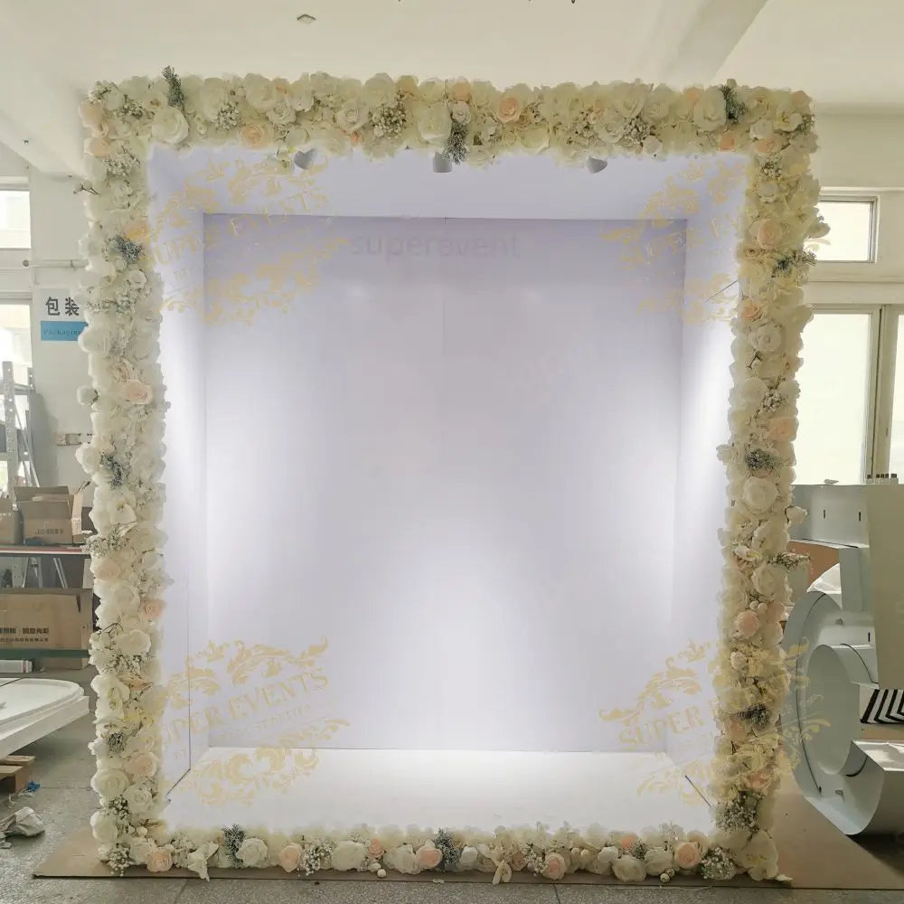 Weddings Event Photography Props Box Magazine Weeding Photo Magazine Box Mariage Magazine Photobooth Box with Flowers