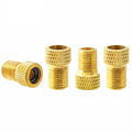 MUQZI Brass Bike Valve Adapters MTB Road Bicycle Convert Presta to Schrader Valve Adapter