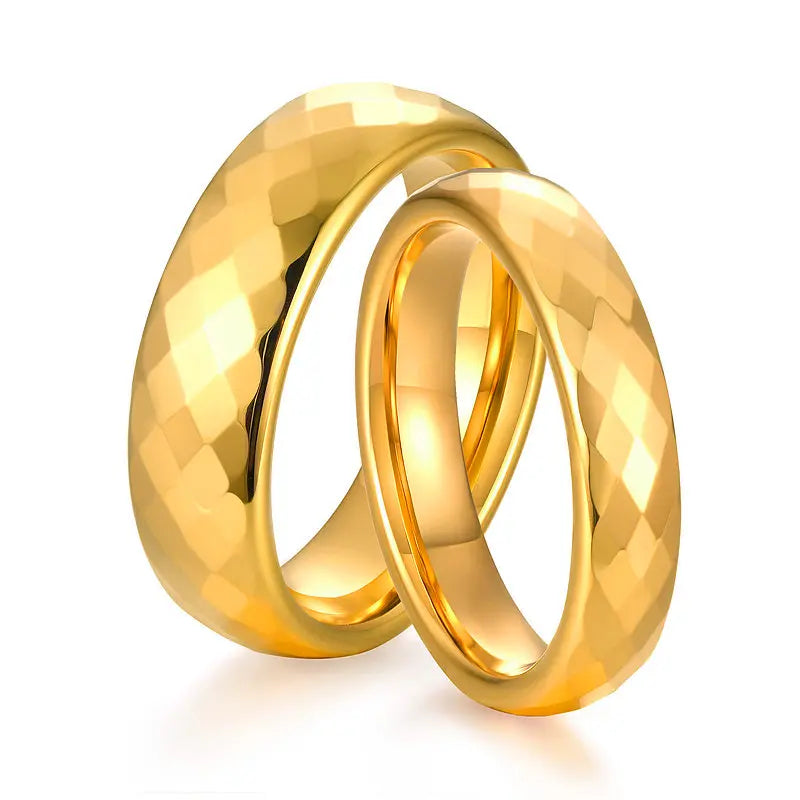 Classic Couple Jewelry Custom 4MM 6MM Tungsten Carbide Wedding Bands or Rings Ring for Women Party Gift