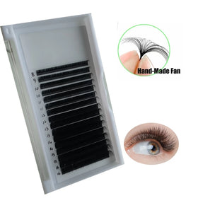 Wholesale Matte Black 0.02 Cashmere Individual Lash Extension B C D Curl Eyelashes Extensions Russian Volume Eyelash Extensions