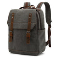 Wholesale Customized Vintage Canvas Laptop Backpack Travel Rucksack Hiking Backpack for Men and Boys for Summer and Winter