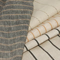 Cloth Soft Striped Yarn Dyed Shirt Stripe Different Size Hot Selling Original Color 100% Cotton Linen Fabric