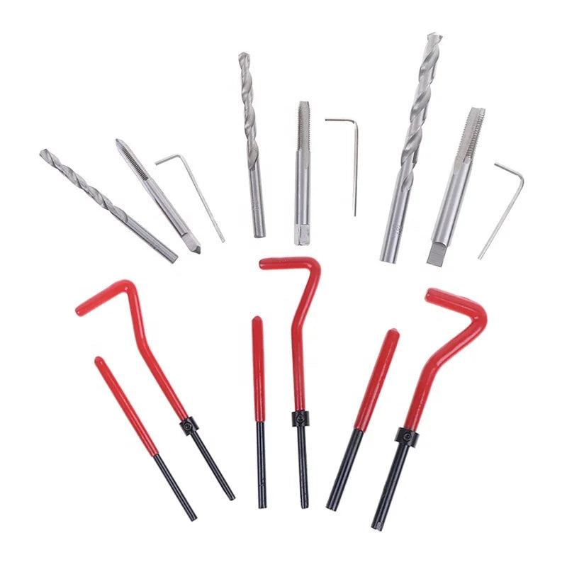 High Strength 25 Pcs Thread Repair Tool Set OEM Tool Box Professional Rust Proof Durable Easy Fast Operation