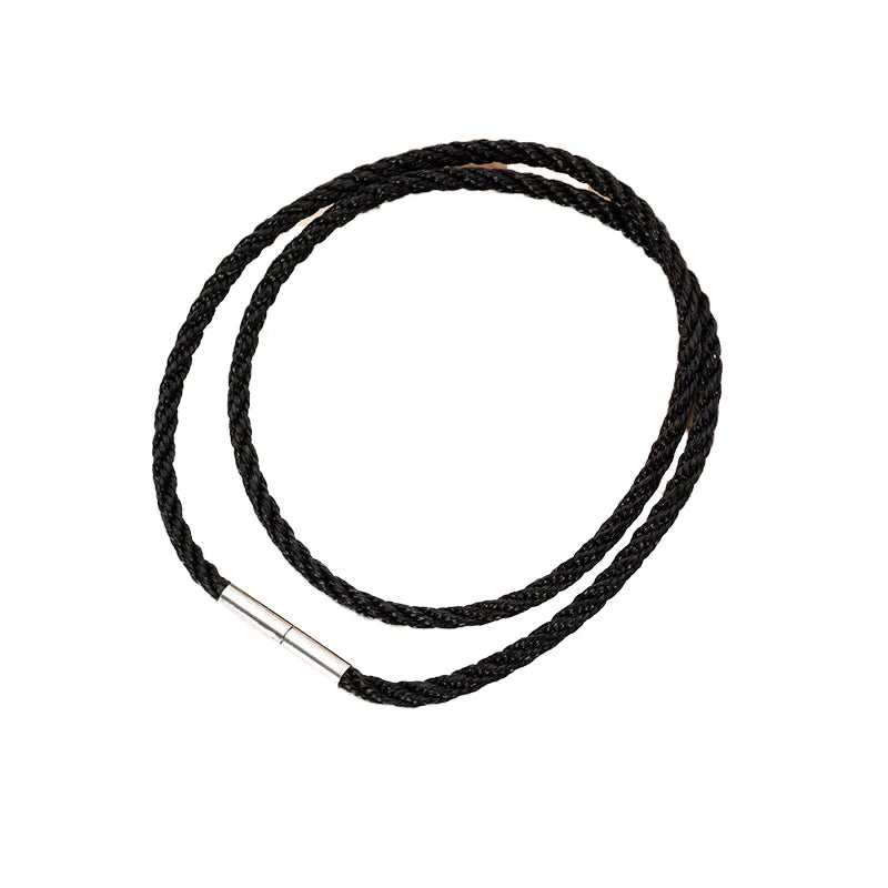 Factory Nylon Rope Chain Necklace for Pendant Bracelet with Flat Buckle