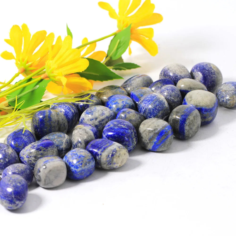 Wholesale Polished Tumbled Natural Lapis Lazuli Rock Quartz Healing Stones for Fengshui Decoration Crystal Mascot