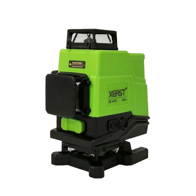 HT-16YG Industrial Grade 4D 16-Line Green Laser Level Self-Leveling 360 Vertical & Horizontal Tilt Stick for Construction Wall