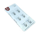 Six Pack Blister Packaging Acrylic Adhesive Transparent Six Pack Strong Stick Hook Traceless Hook