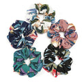 MIO Wholesale Cheap Stylish Women Hair Tie Lady Fashion Hair Accessories Flower Pattern Scrunchies for Girls
