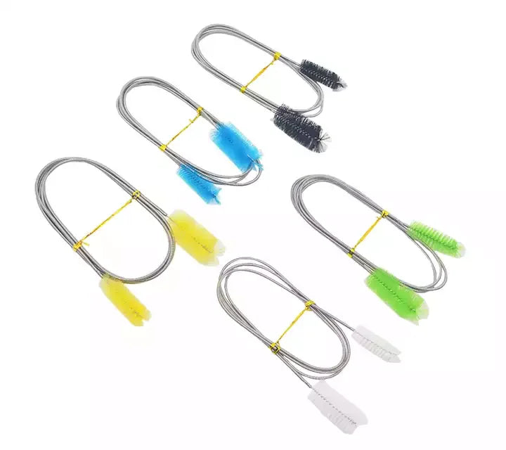 Double Head Nylon Fish Tank Pipe Cleaning Brush Plastic Aquariums Accessory for Pet Products
