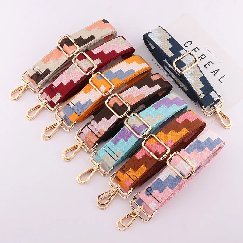 New Wide Bag Strap Strap case Accessories Shoulder Bag Long Strap Printing Band Canvas Strap Nylon Bag Strap Shoulder Strap