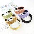 New design European and American wide side headband simple pop hair hoop Bohemian style seaside hair accessories