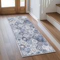 Machine Washable 2x6 Non Slip Runner Rug for Hallways Vintage Lightweight Washable Runners