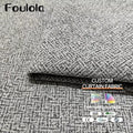 Luxury Style Fancy Two-Sided Blackout Fabric Valance Curtains Factory Supply Grommet and Rope Style for Home Hotel Living Room