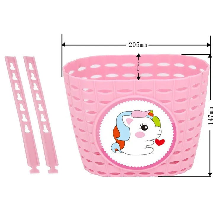 R2 HUALONG Bicycle Parts Children's Folding Bicycle Environmental Protection Colorful Front Basket HL-BS09