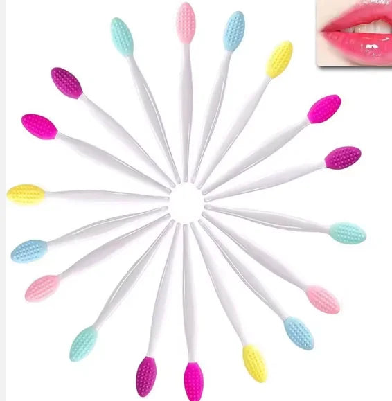 Double-sided Nose Wash Face Lip Facial Cleanser Blackhead Brush Makeup Brush Acne