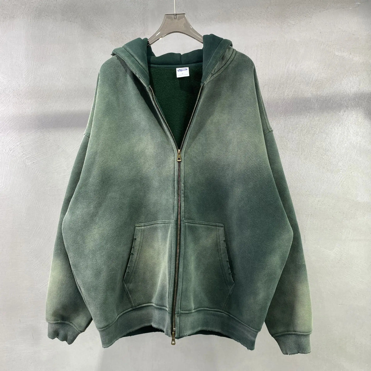 Wholesale Customs Cotton Vintage Distressed Hoodie Batik Embroidery Vintage Hoodie Blank Acid Wash Sweatpants and Hoodie Set MegaBDM