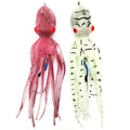 SHINLON UV Luminous Coating Octopus Squid Big Squid Lure Skirt Lures With Double Hook