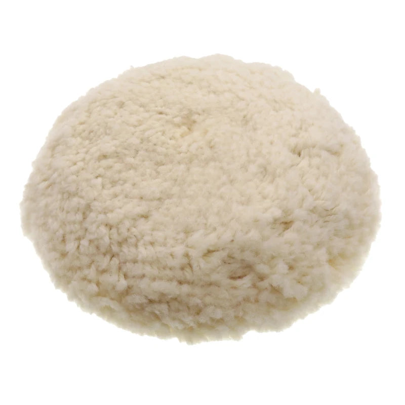 High Selling 7Inch 100% Wool Hook and Loop Buffing Pads Compound Cutting Wool Polishing Pads for Abrasive Tools Polishing