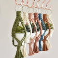 Boho Decoration Home Wall Decor Mini Macrame Plant Hangers for Car