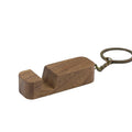 Best Selling Mini Eco Friendly Wooden Keychain Portable Wood Key Chain Phone Holder