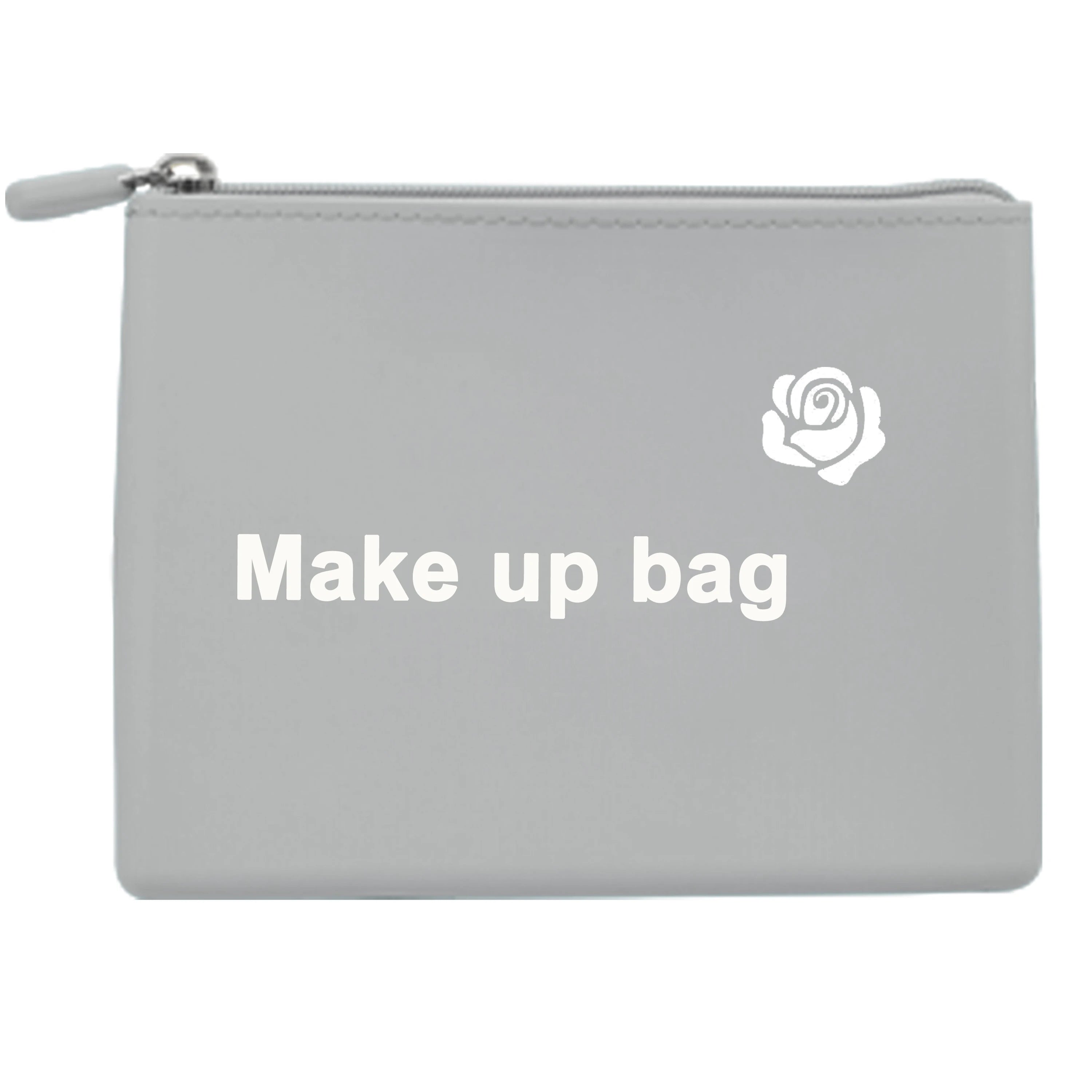 Hot Sale Silicone Cosmetic Makeup Bag Cosmetic Storage Bag Organizer for Travel Fashion Custom Customized CANDY