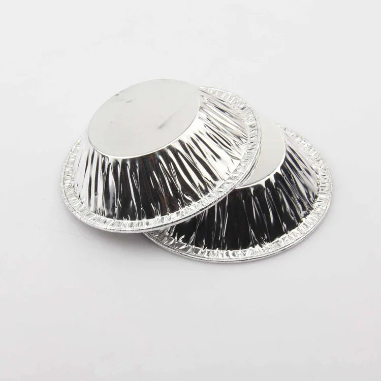Disposable Oven-Safe Aluminum Foil Tart Cups Baking Liner for Cake Muffin Dessert Pastry Commercial Kitchen