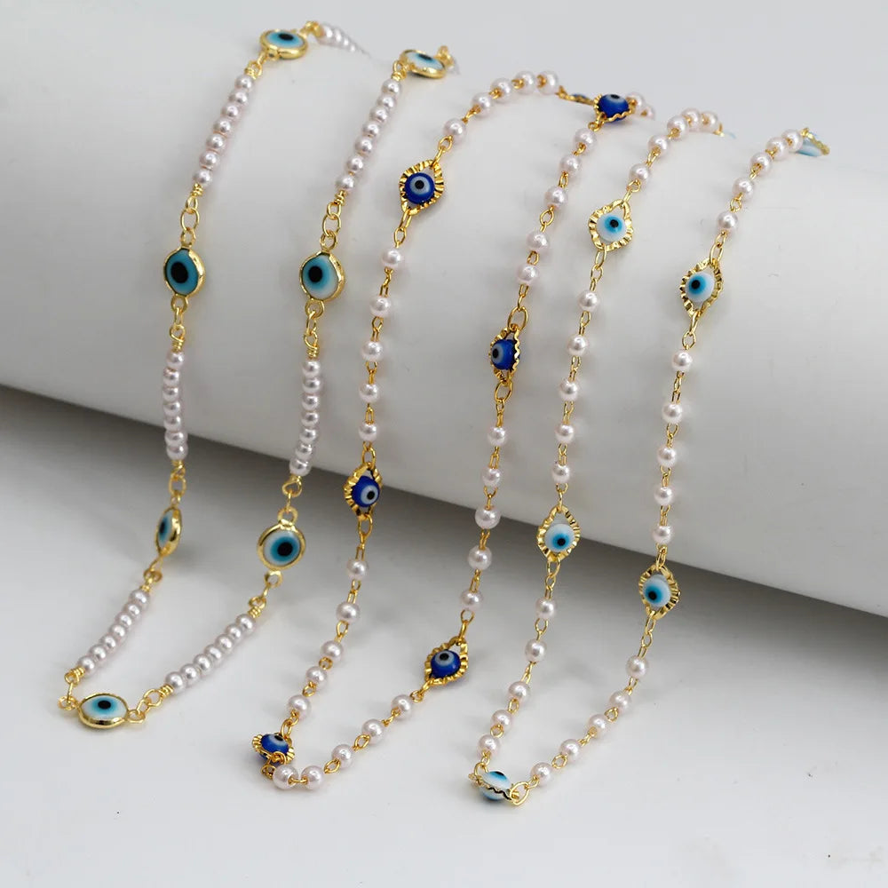 DS New Evil Eye Necklace Personality Evil Eye Oil Drop Eye Fashion  Necklace Accessories Jewelry Women Design Necklaces