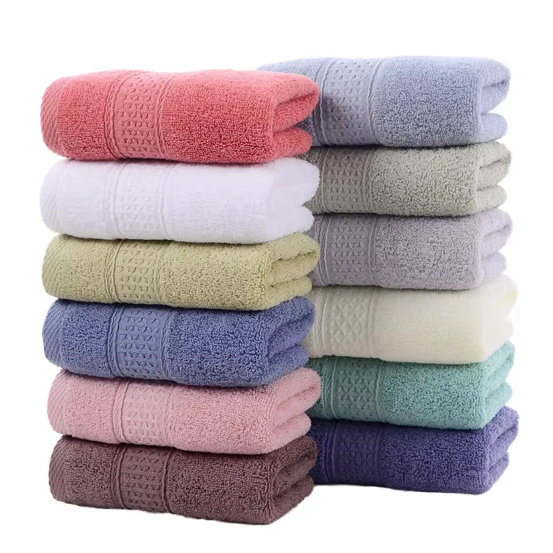 Premium Cotton Washcloths and Hand Bath Towels Soft Absorbent Bath Sheets for Luxury Hotels