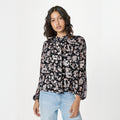 Casual Women's Summer Blouses & Shirts Blouse Wholesale Branded Long Sleeve Blouses Models in Chiffon