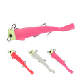 Belt Fish Lure TPE Fishing Bait for Korea Market  8g  10g  12g Lead Jig Head Glow Hairtail Soft TPE Lure Soft Bait Swim Baits