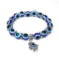 Hot Selling Women and Mens Handmade Bracelet High Quality Blue Turkish Eye Charm Lucky Beaded Bracelet