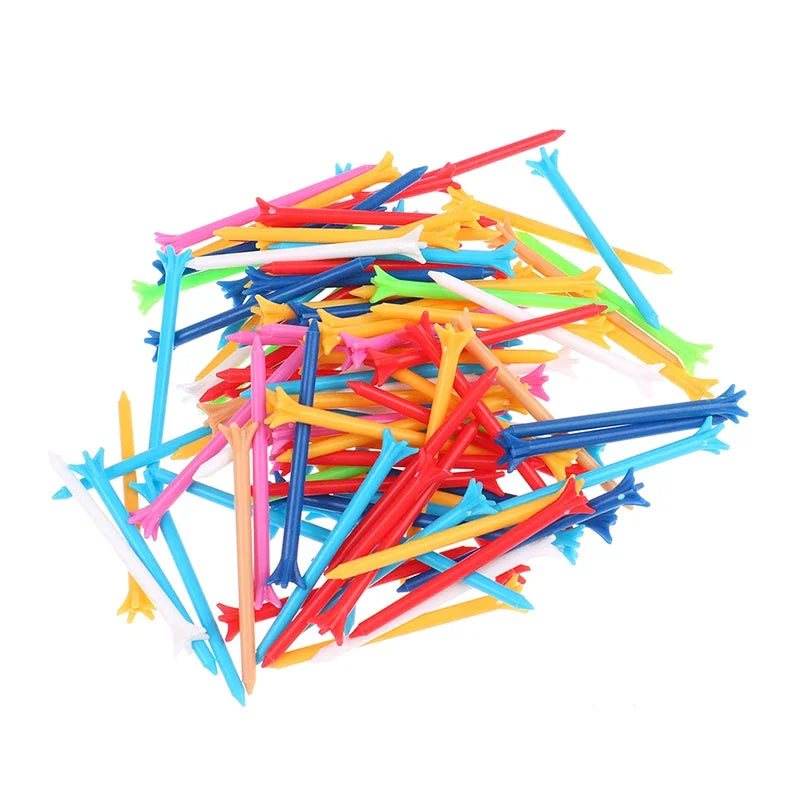 High-quality Durable Rubber 5-prong 83mm Golf Club Tee Multi-colored Pm99 Brand Model M-14 Custom Logo Practice Equipment