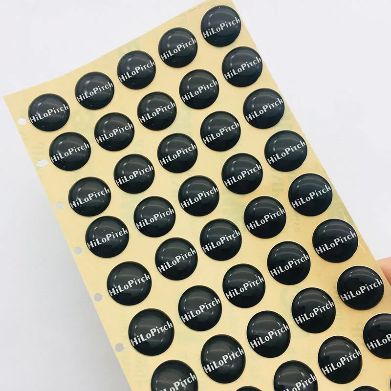 Hot Selling Custom Printing Round clear 3d Crystal Dome Epoxy Resin logo Soft Pvc Stickers Labels