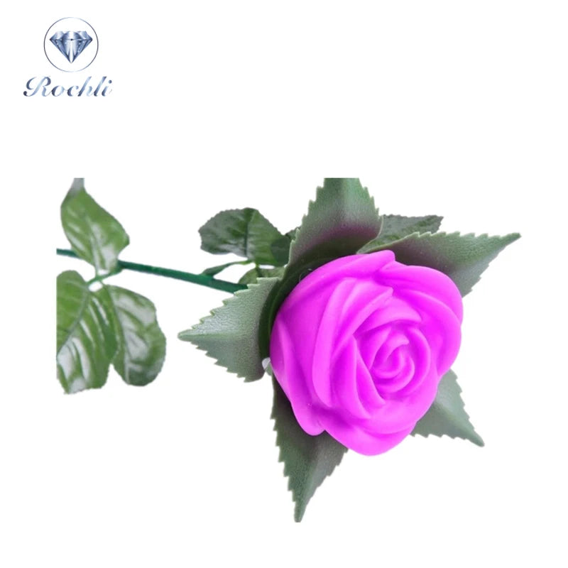 Promotional Plastic LED Rose Flower for Party Valentine's Day Gift Christmas Party Decoration Home Decoration