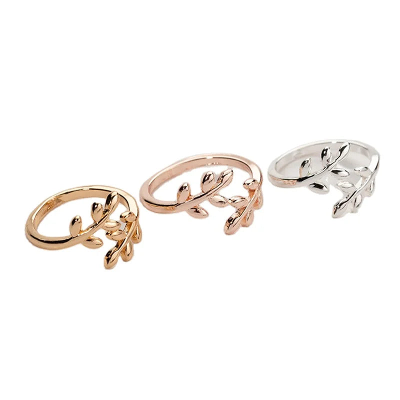 Leaf Rings Ladies Rings Jewelry for Women