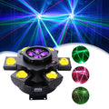 150W LED Beam Moving Head Light 6 Arm Bee Eye Spider Disco Laser Light Stage Effect
