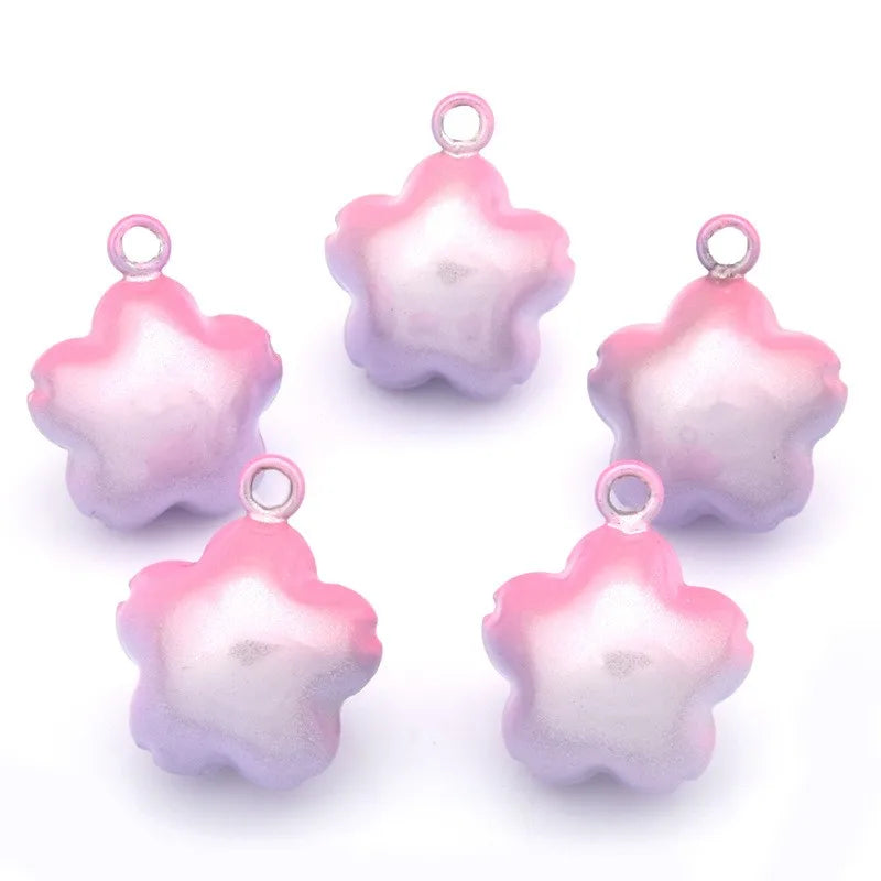 Top Sale DIY Metal Brass Sakura Metal Crafts Bell Dream Cat Eye Cherry Blossom Bell