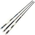 VanQs High Quality   1/2-pc  Uni Lock Joint Handmade Carbon Fiber Shaft 12.5mm Tip 58" Real Leather Grip Billiard Pool Cue Stick