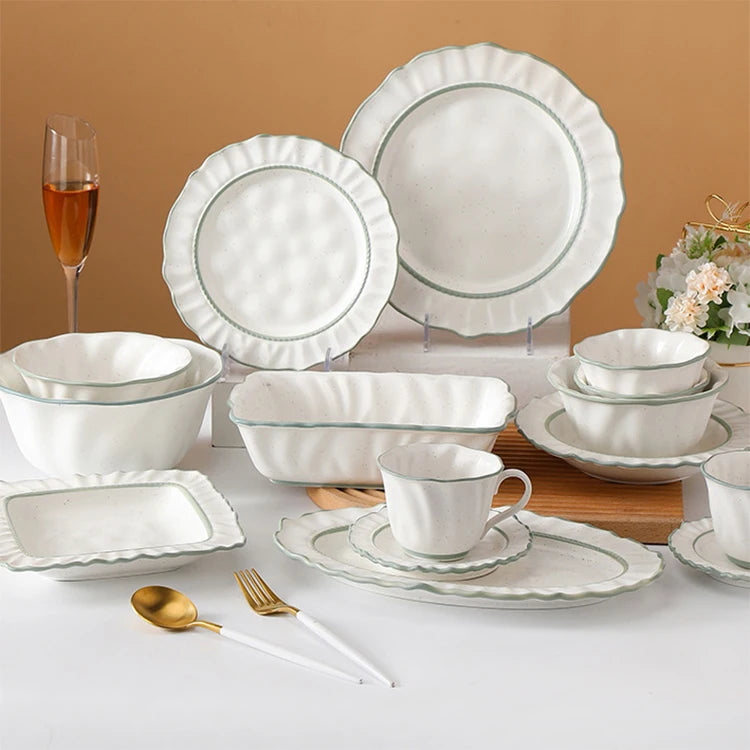 China Manufacturer Dishes Plates Dinnerware Set Dinnerware Sets Luxury