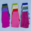 Hot Pink Solid Nylon Women's Gym Shorts High Elastic 4-Inch Inseam 4-Way Stretch Breathable for Fitness Yoga Running Summer