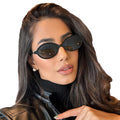 STORY STY20953 Classic Retro Sunglasses Vintage UV400 Fashion Small Oval Sunglasses Women Custom LOGO Round Eyeglasses Frames