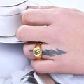 Zhongzhe Jewelry Valentine's Day Rose Ring ODM OEM Logo Size 4-12 Stainless Steel Waterproof Jewelry Engagement Round Rings