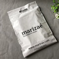 Custom Eco-Friendly White Handle Poly Mailing Bag with Printed Logo Waterproof & Biodegradable for Shoes & Clothing