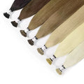 Double Drawn Natual Color #1b Straight I Tip Hair Extensions I-tip 100% Remy Russian Double Drawn Itip Human Hair Extensions